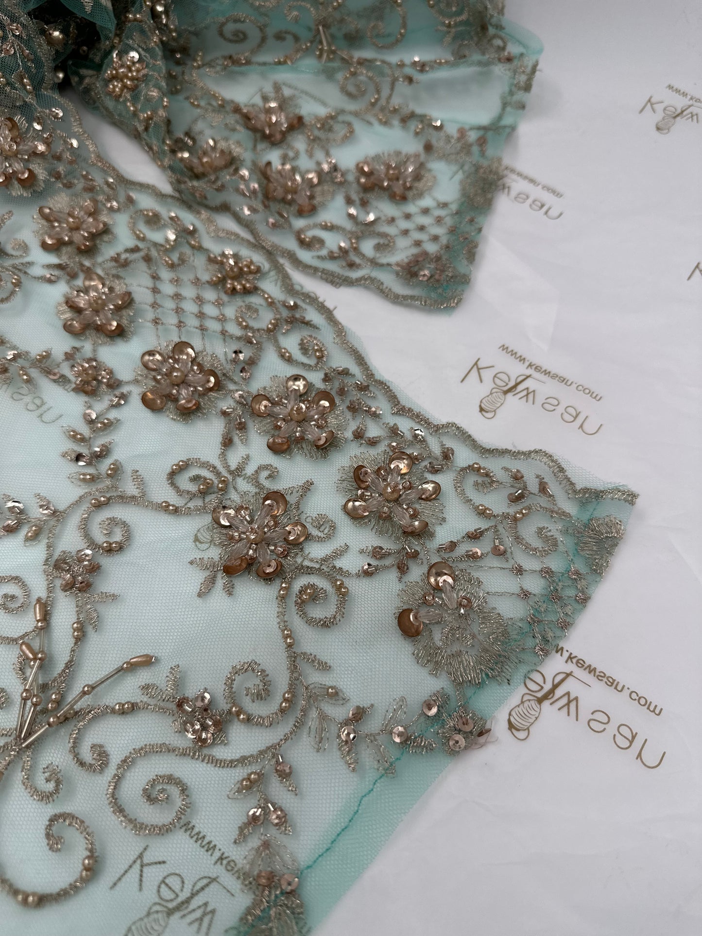 Awaz Kurdish Dress light turquoise 3 items