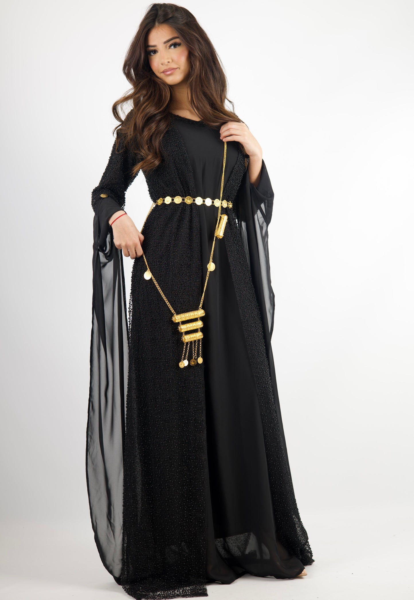 Kurdish Coin Gold-Plated Silha – Lola Zanjir Bridal Necklace