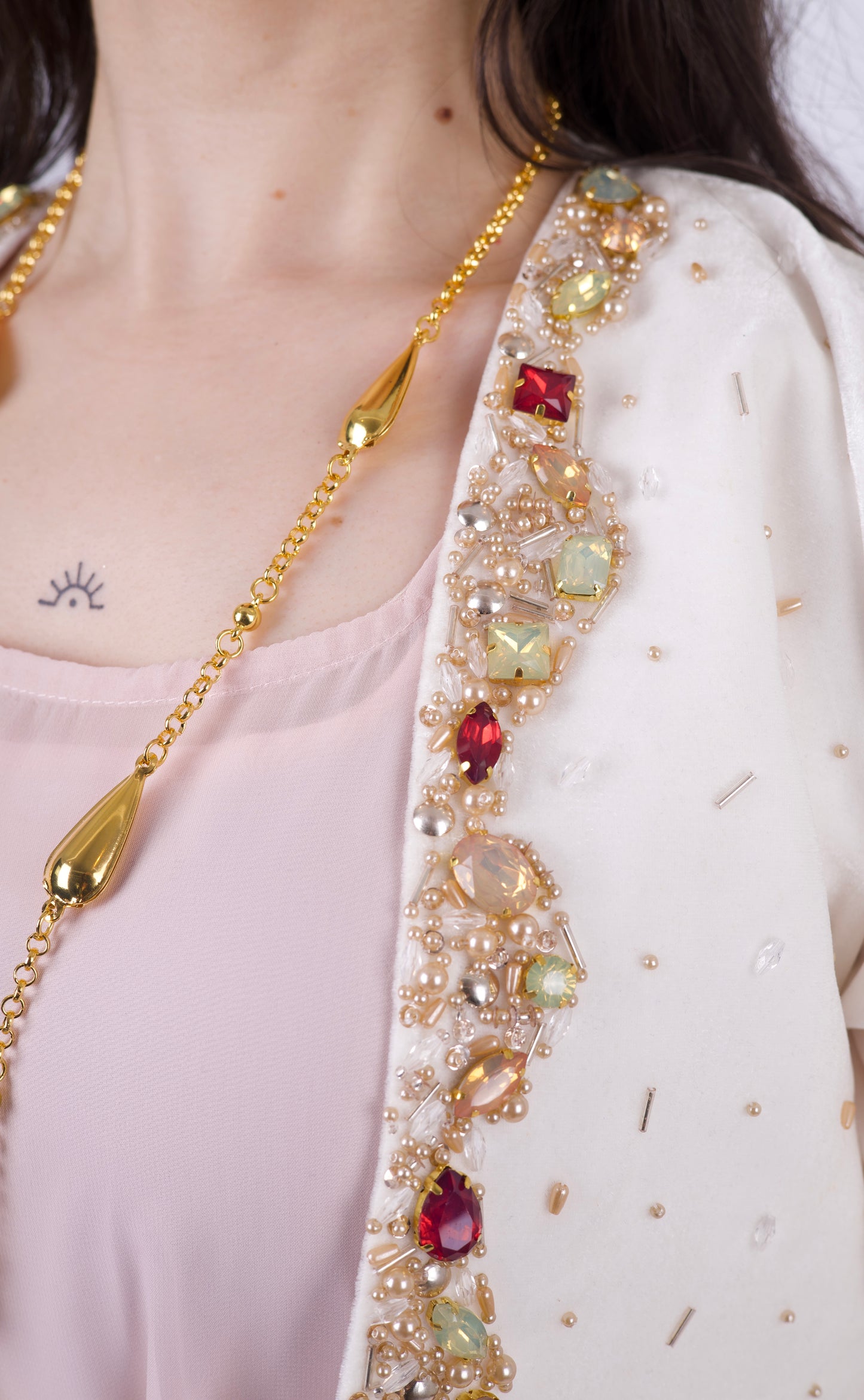 Complete set Kurdish vest With Arms Handmade