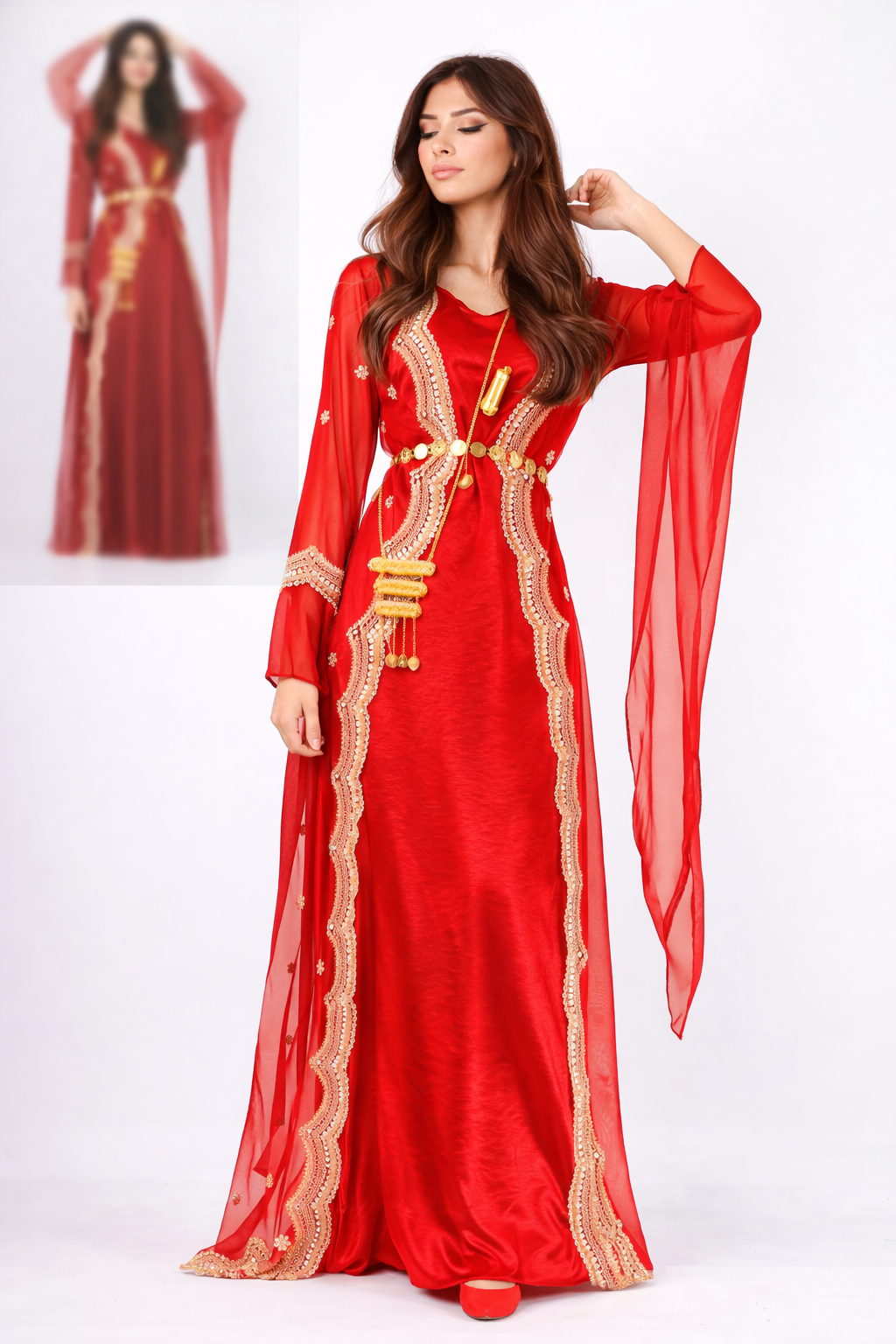 Awêne Kurdish Dress Sor Gash