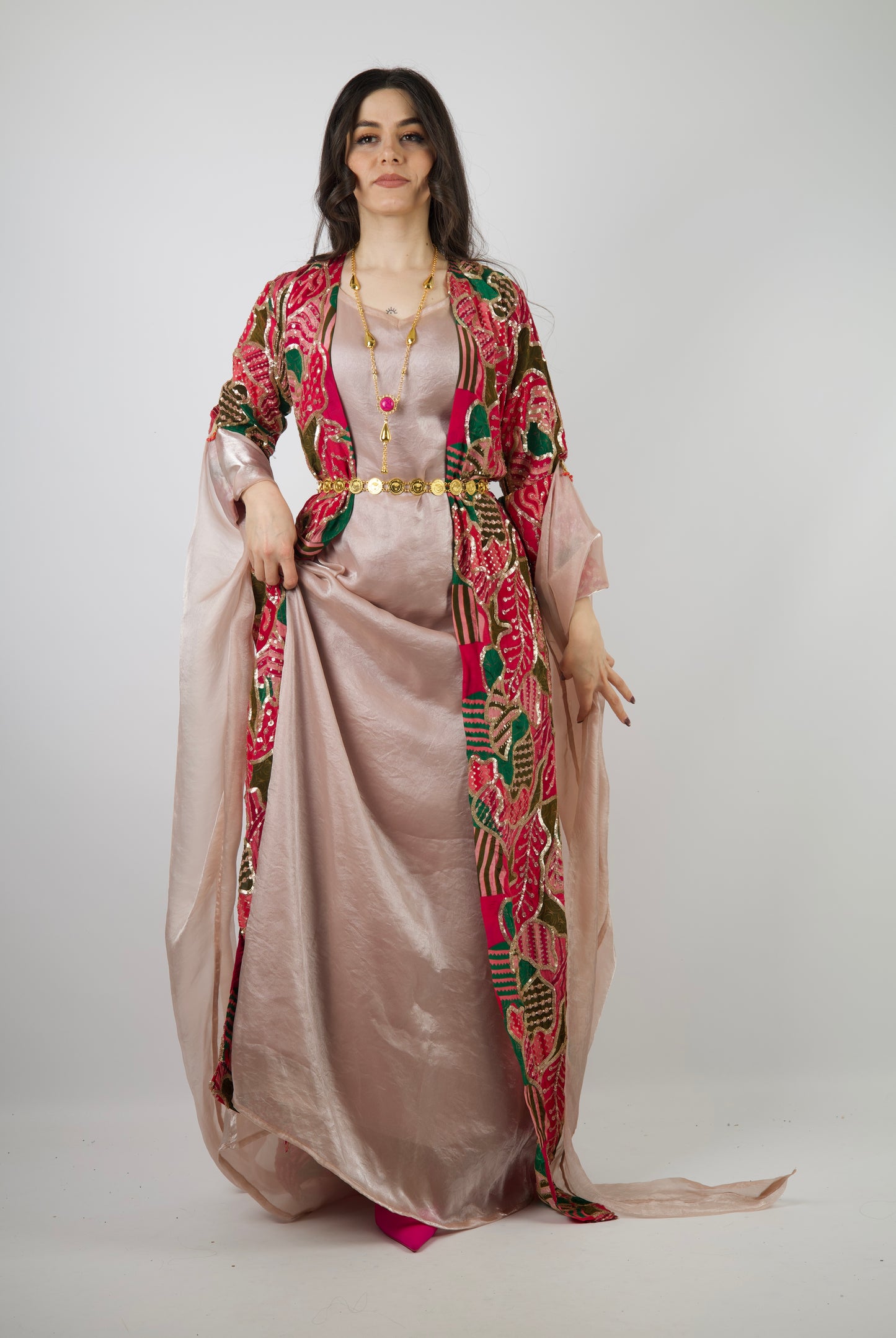 Peraw Kurdish Dress Pink