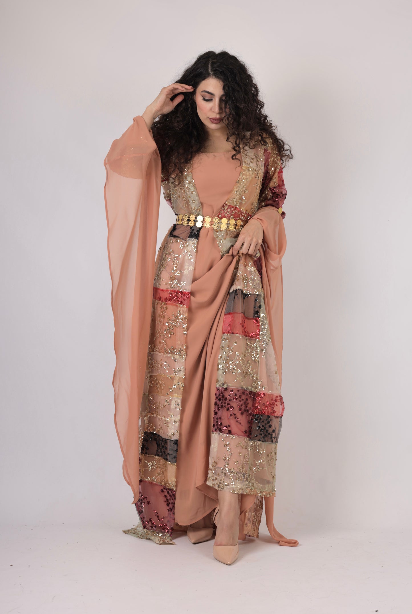 Chapke Kurdish Dress 5 items and accessories including
