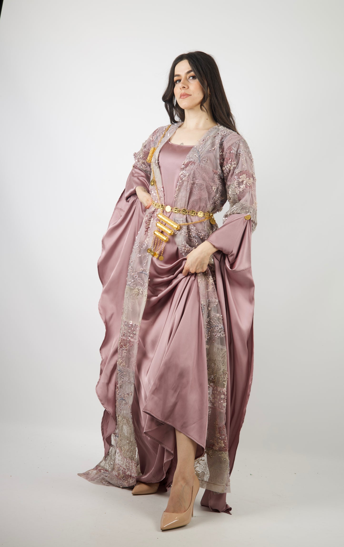 Awindar – Exclusive Kurdish Eco Set  Handcrafted • Sustainable • Meaningful  3 items and includes Belt and Arm pins as gift