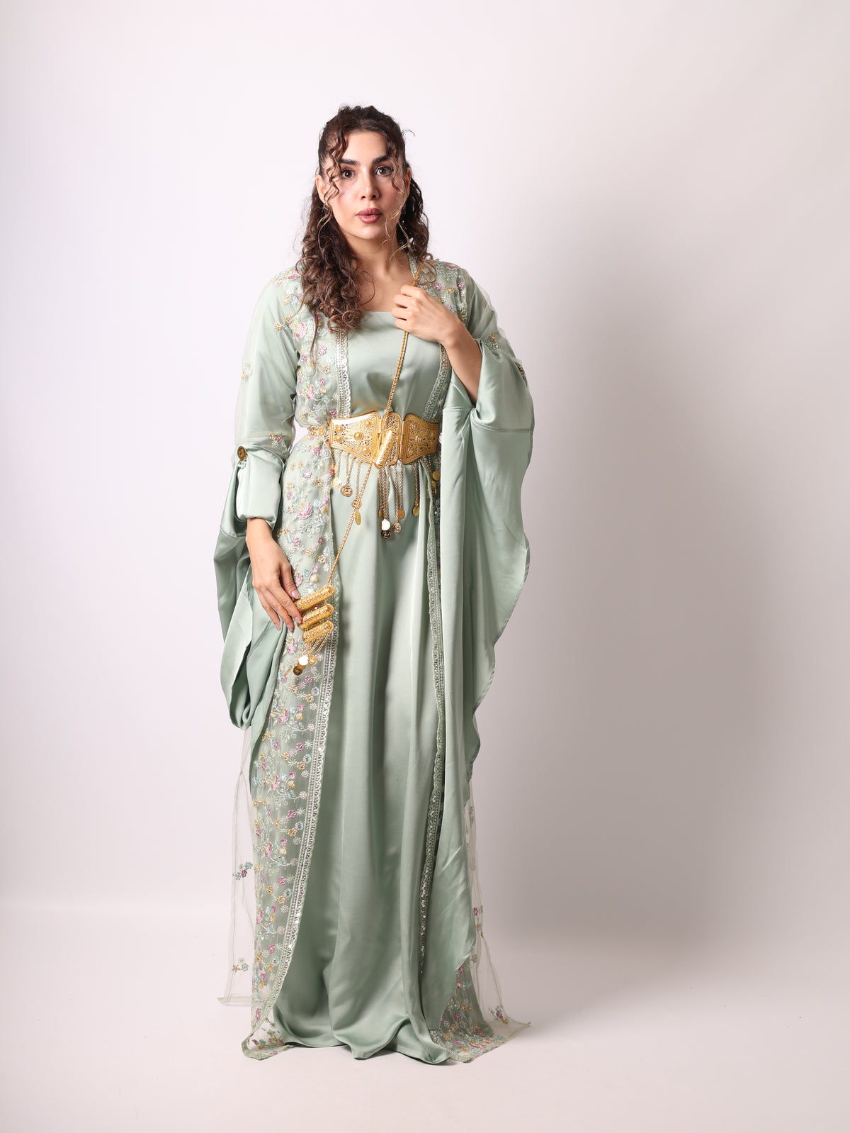 Soma Kurdish Dress Light Green