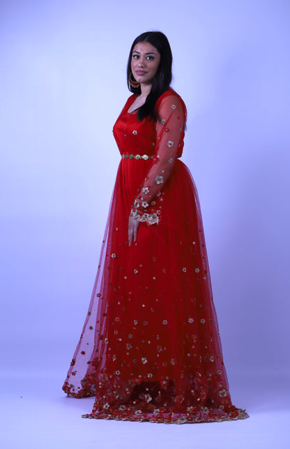 Dilan Design Badini Kurdish set Red