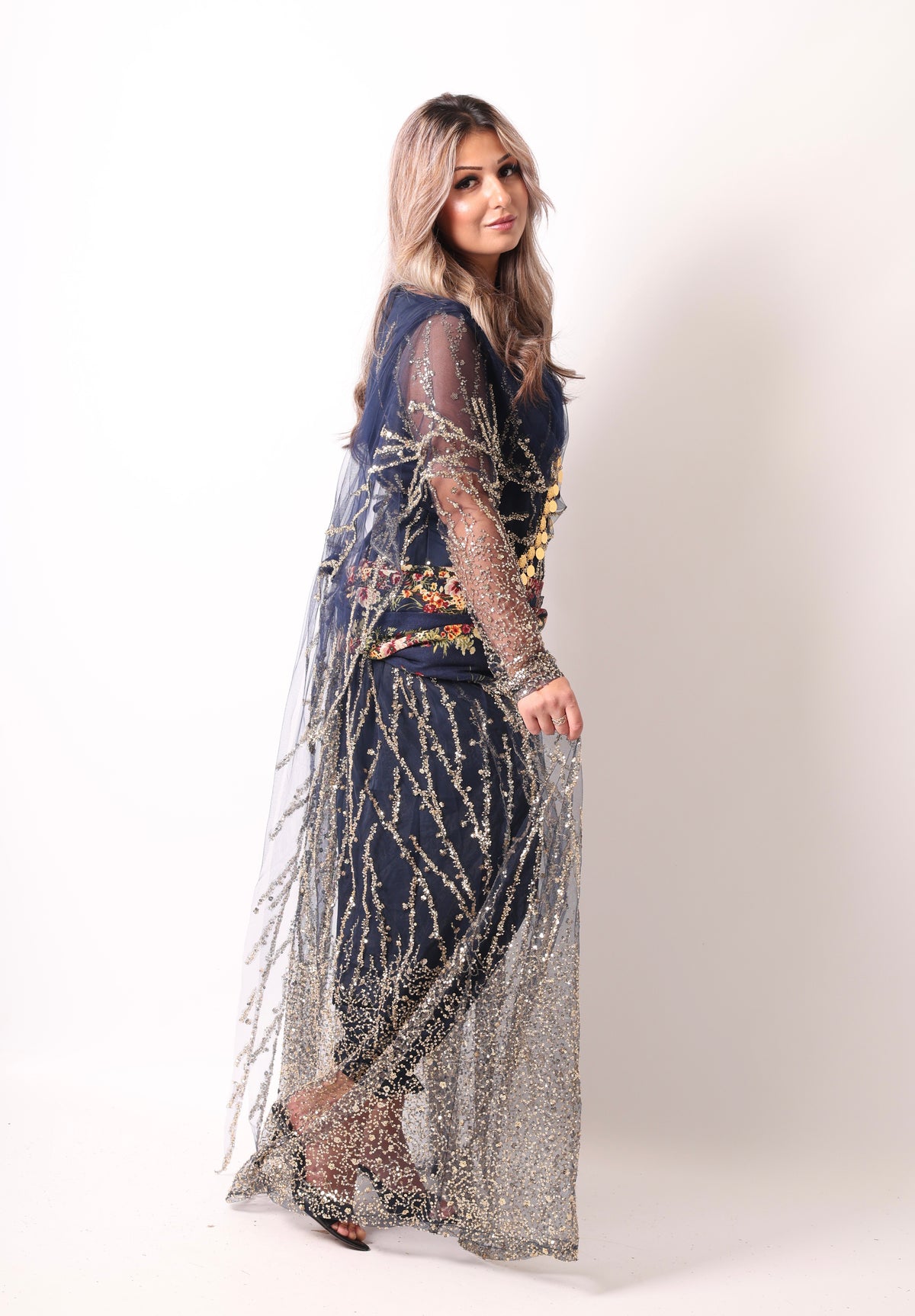 Mukeryani Newroz Navy Blue