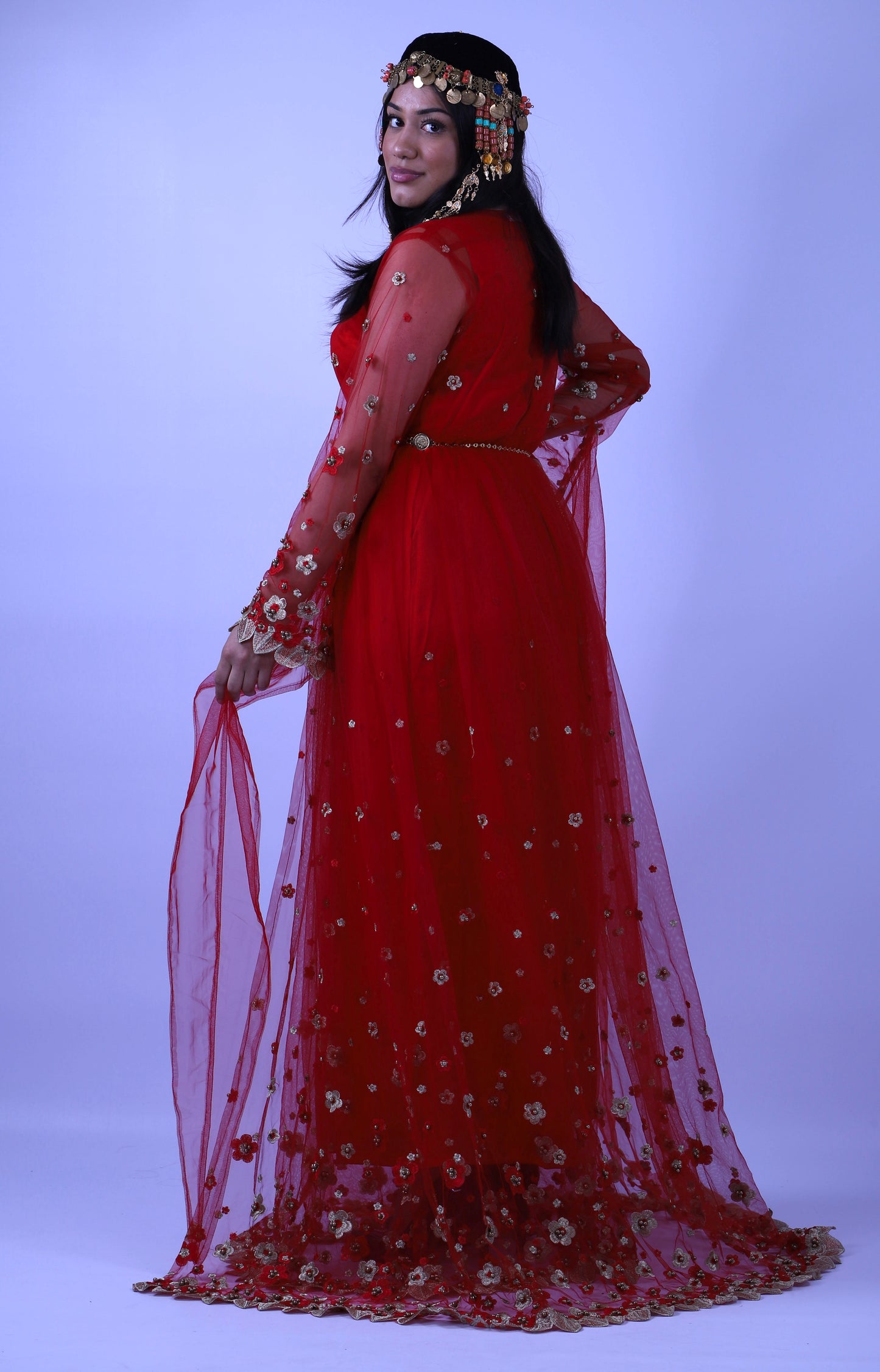 Dilan Design Badini Kurdish set Red