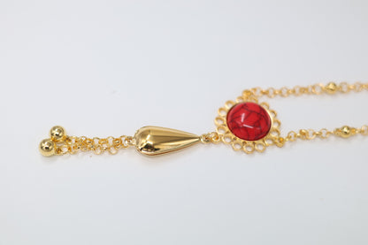 Necklace Mêlwan ملوان Delroba  Red