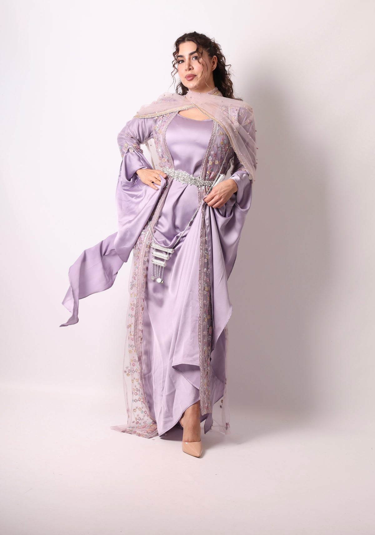 Soma Kurdish Dress Lavender with DASMAL