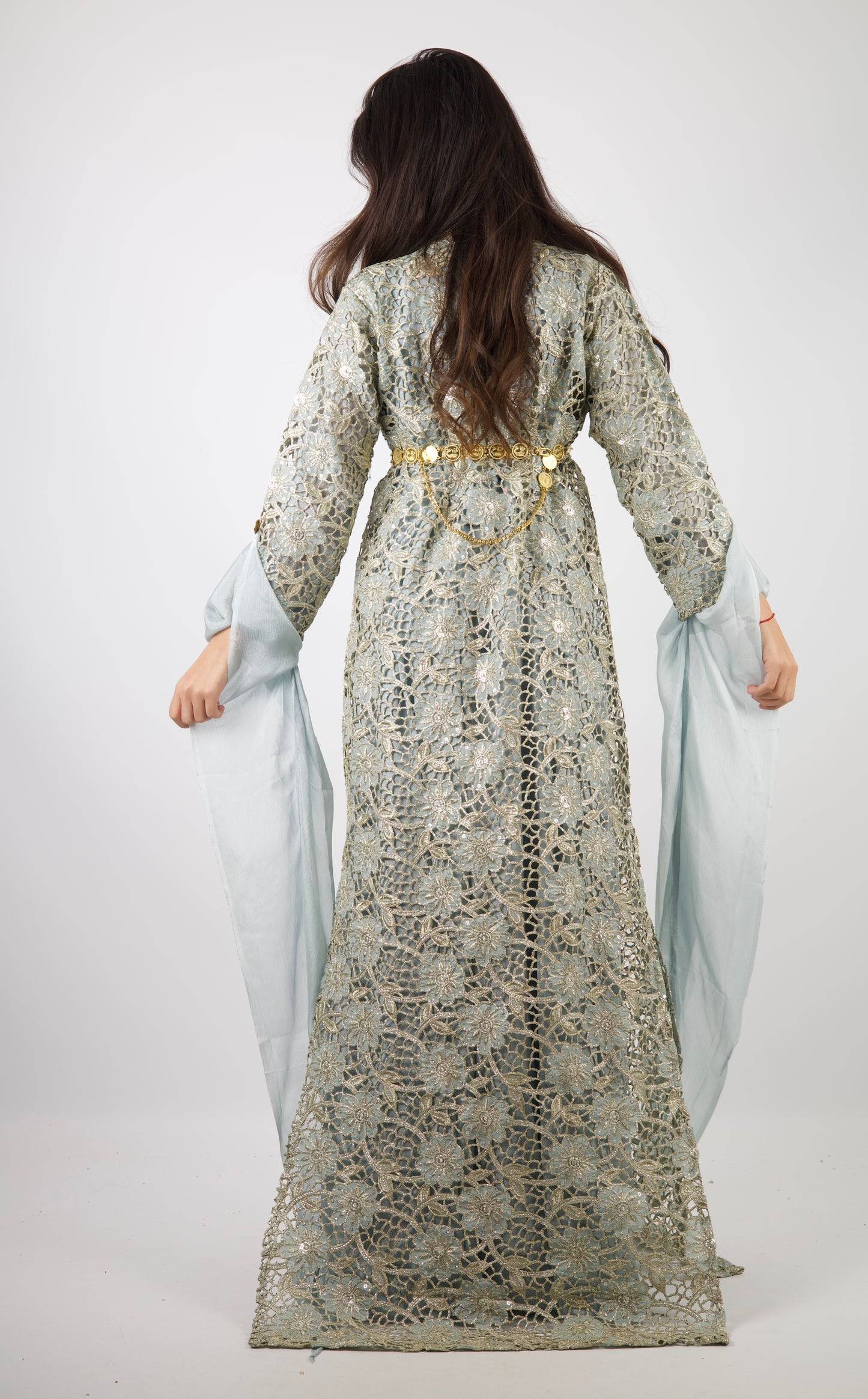 Dicle Kurdish Dress – Luxury Cutwork Collection