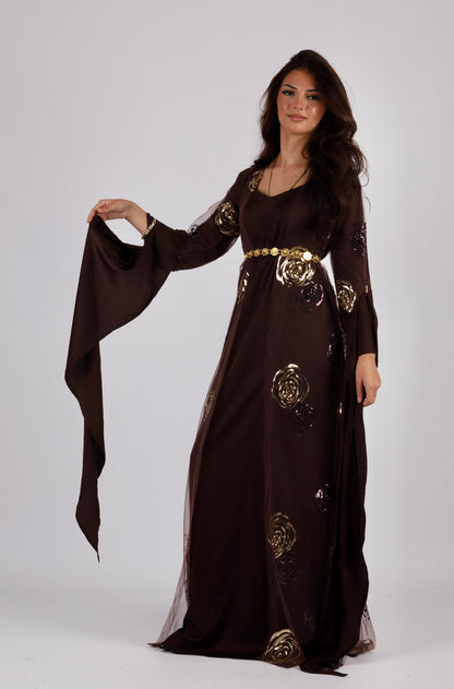 Nishtman Navy BrownKewsan textile and more Kurdish women, Kurdish clothes, Kurdische kleider