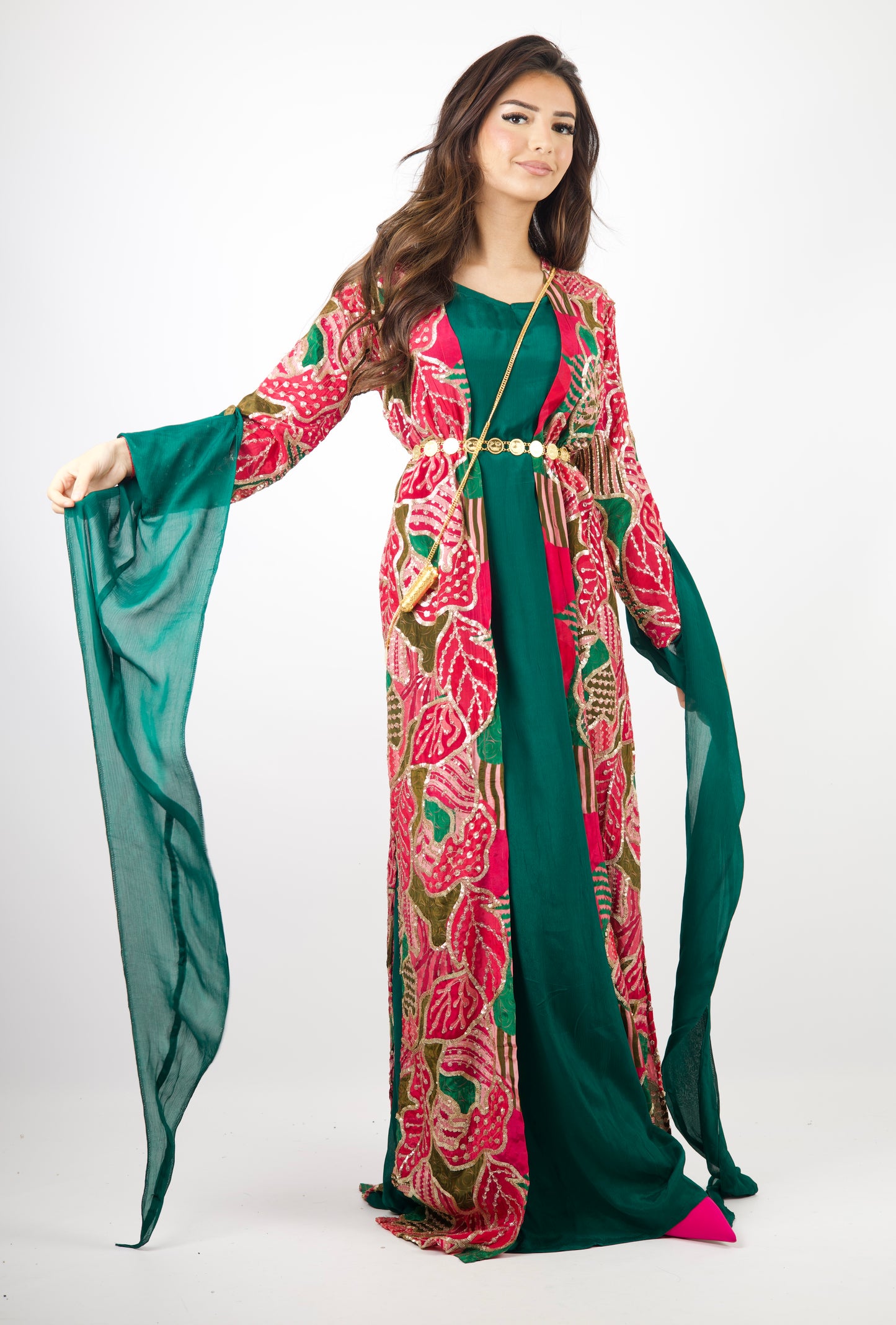 Peraw Kurdish Dress Green