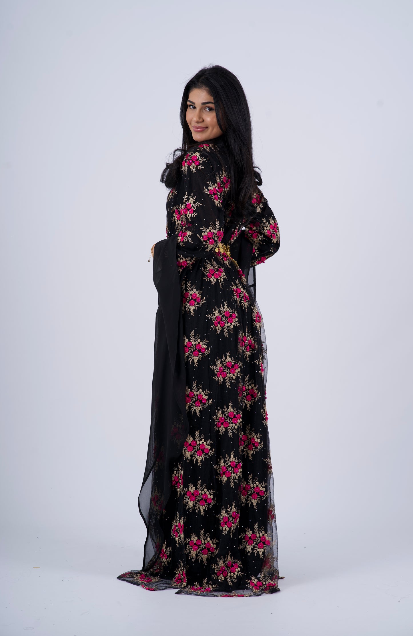 Golzar Collection – Black Kurdish Dress