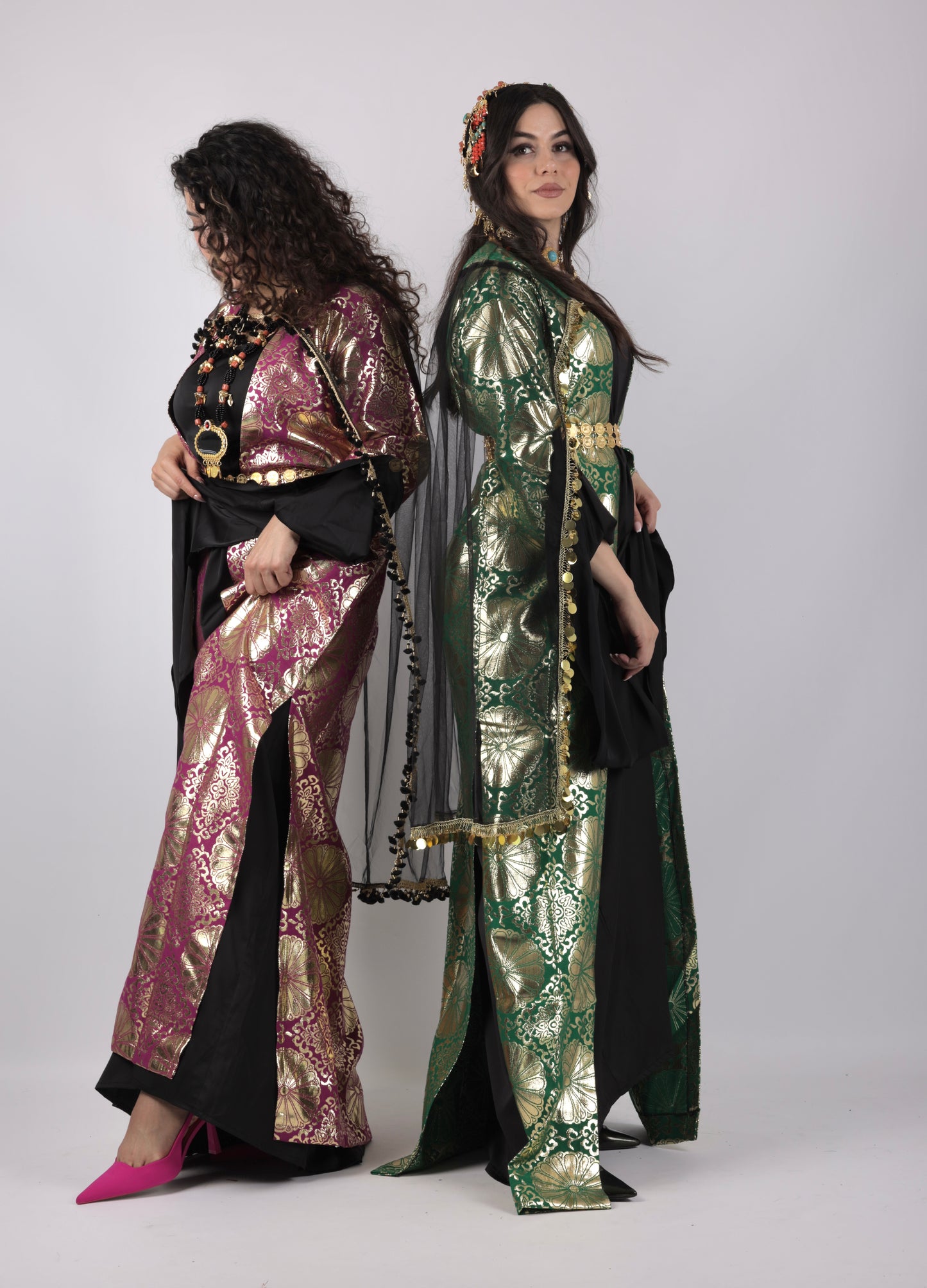 Kurdish Dress Hafse Xan 2 items Maroon