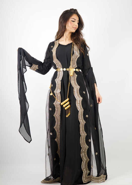 Awêne Kurdish Dress Black