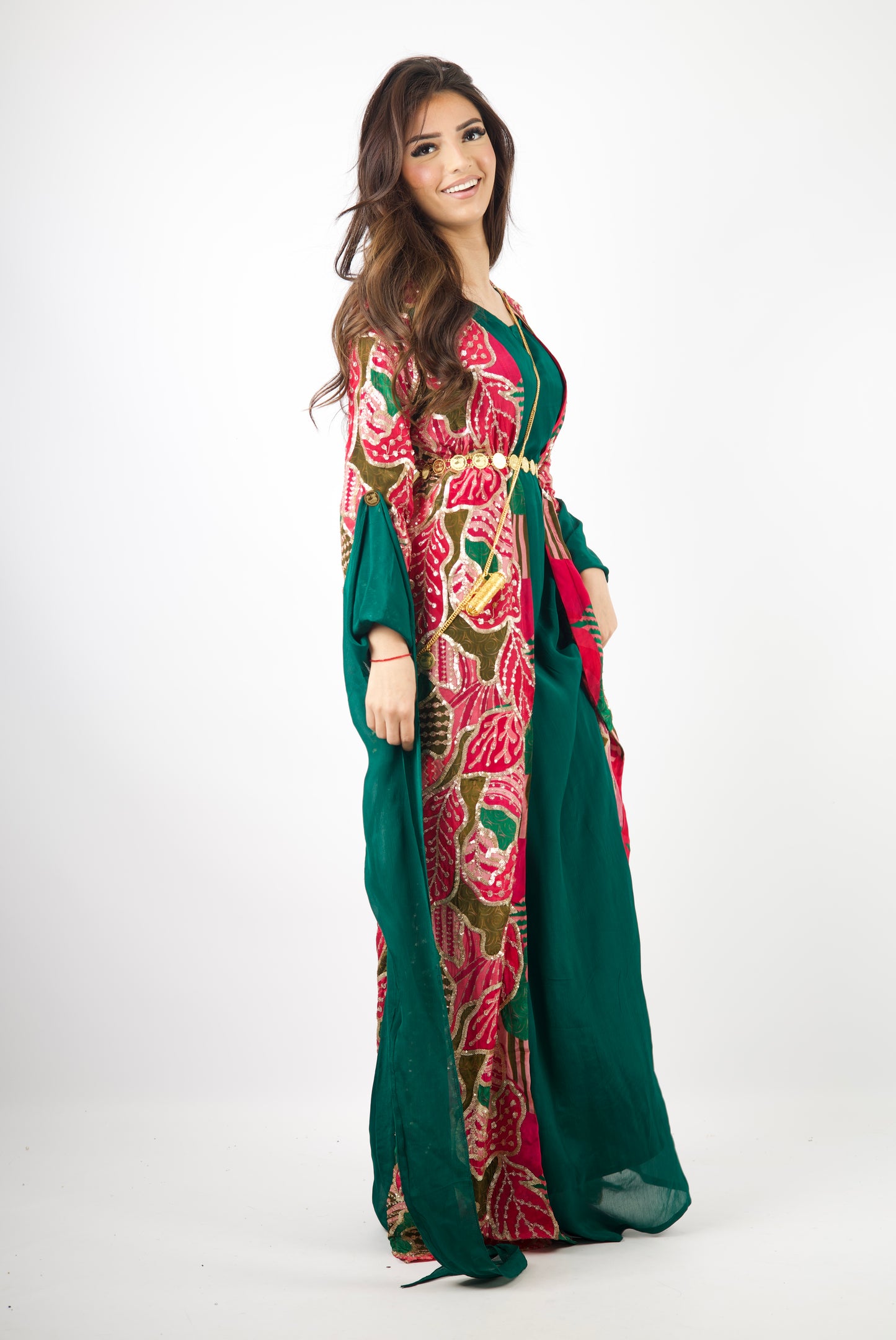 Peraw Kurdish Dress Green