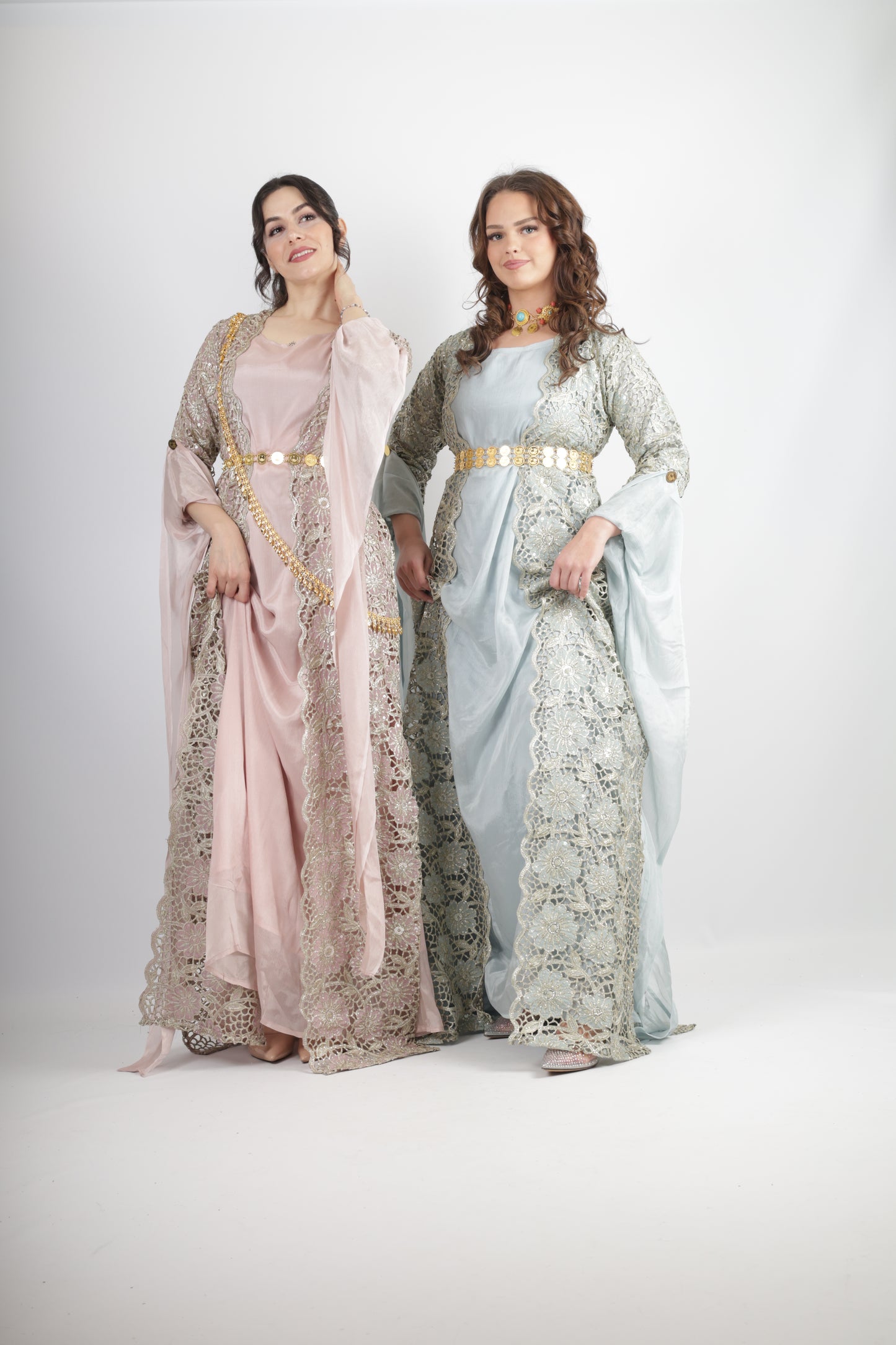 Dicla Kurdish Dress – Luxury Cutwork Collection Rosa