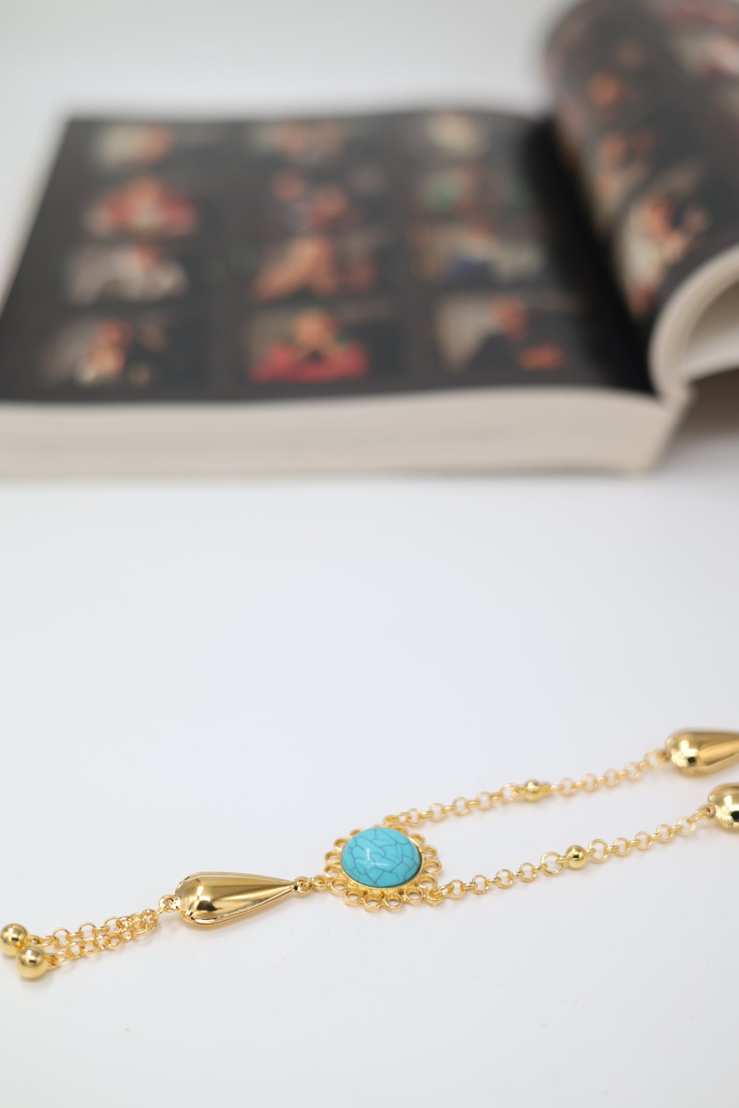 Halskette Mêlwan ملوان Türkis