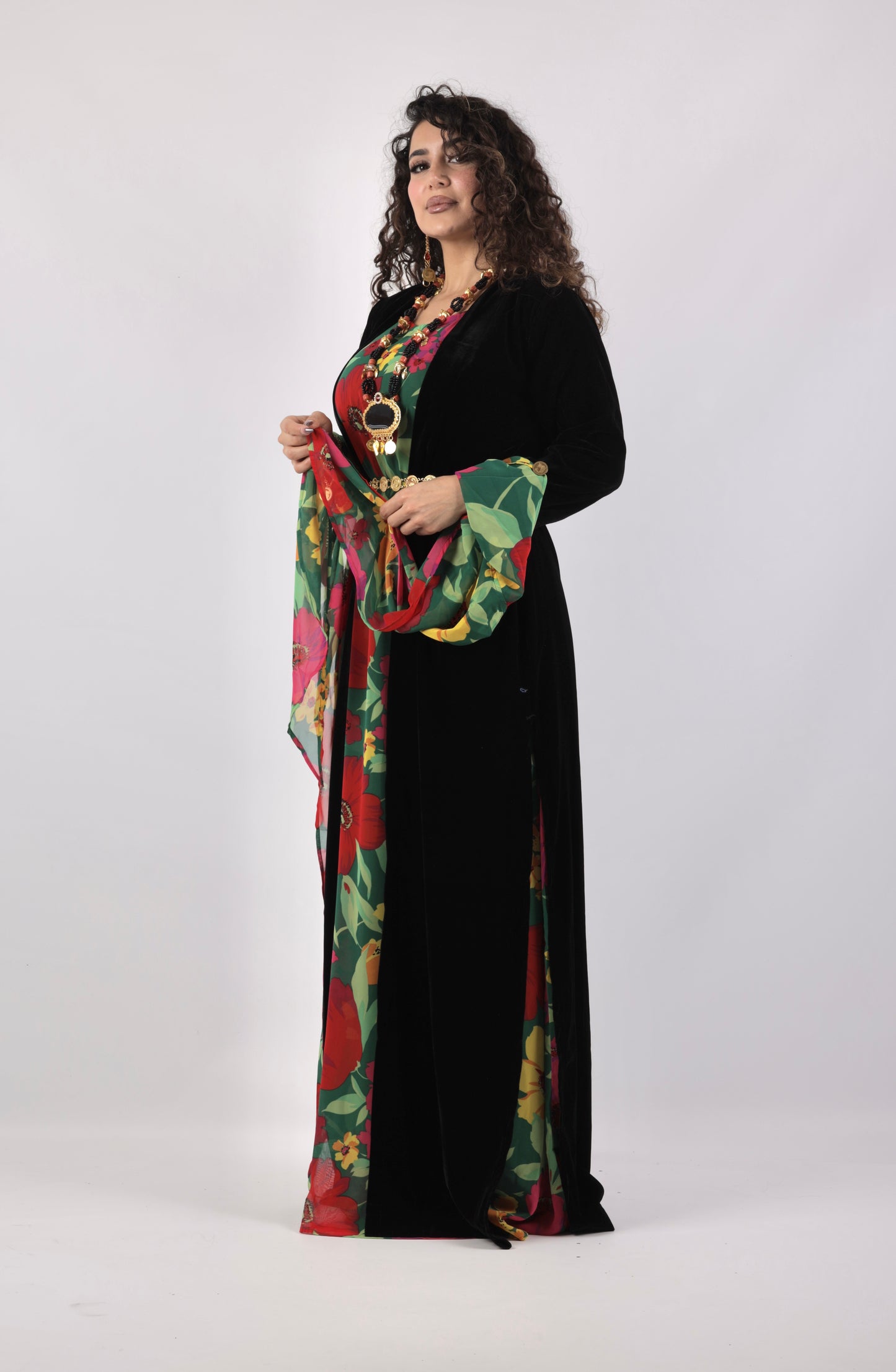 Gulkash Kurdish Dress includes long Kawa 3 items