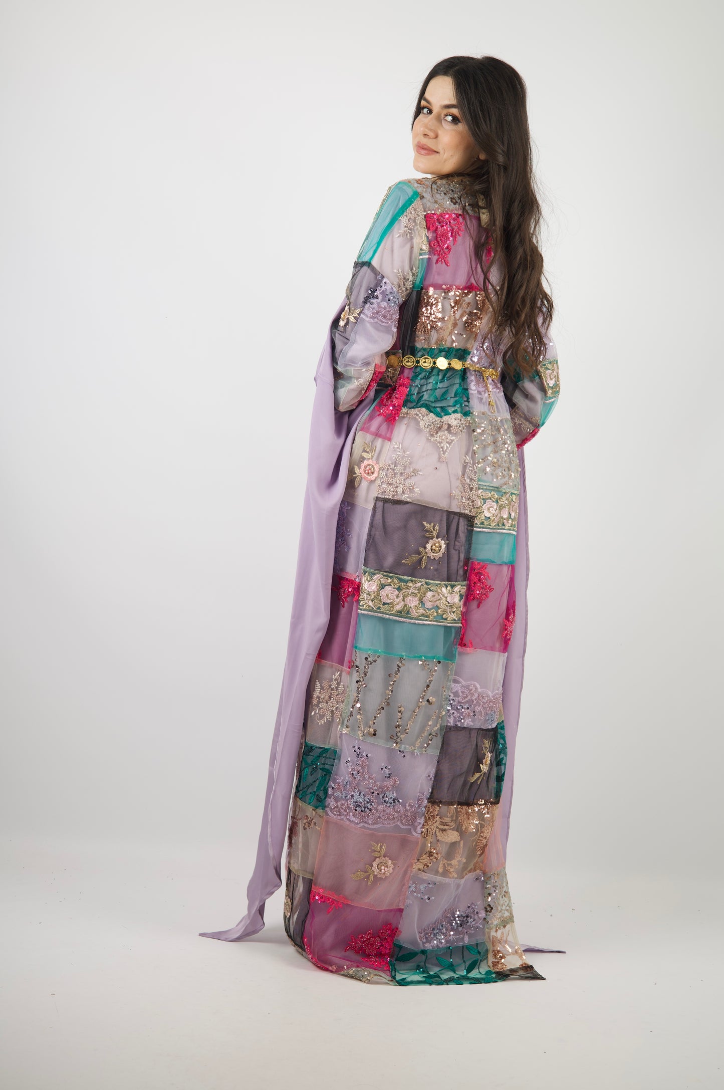 Bnawsha– Exclusive Kurdish Eco Set  Handcrafted • Sustainable • Meaningful  3 items and includes Belt and Arm pins as gift