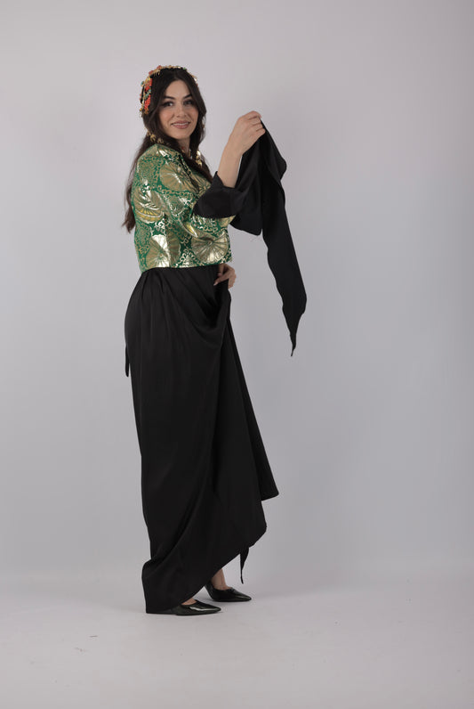 Salte Kuwaiti Green with Black kras 2 items