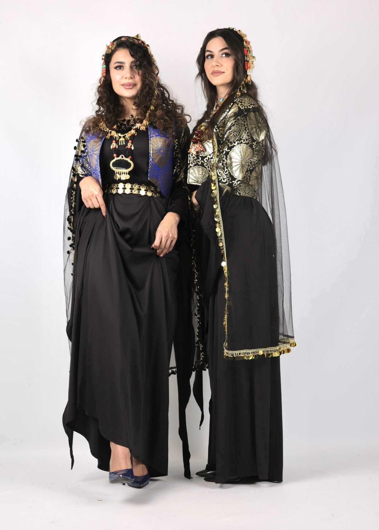 Carbon Blue  Salte - vest with Arms Kuwaiti - ( only one item )