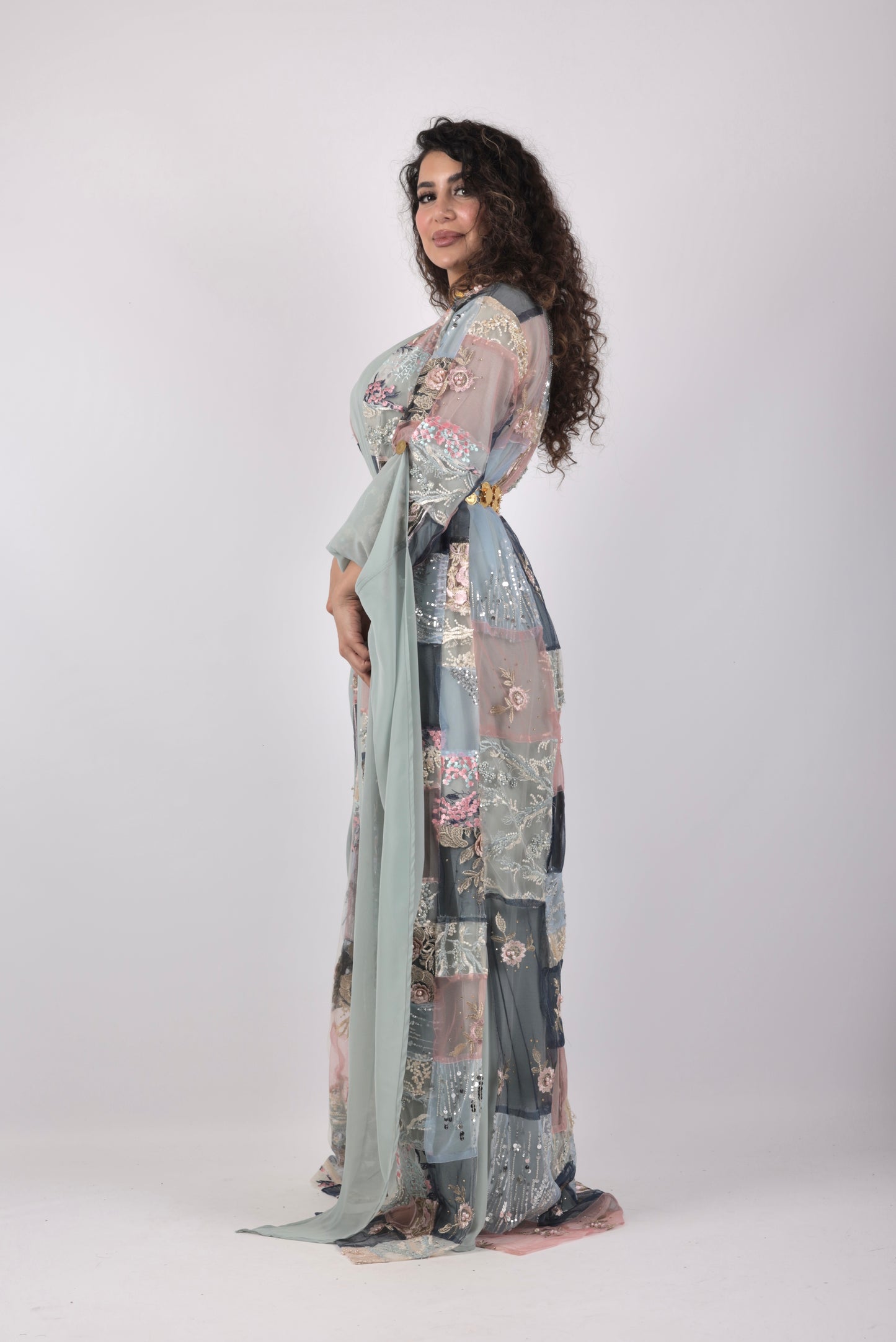 Azhin– Exclusive Kurdish Eco Set  Handcrafted • Sustainable • Meaningful  3 items and includes Belt and Arm pins as gift