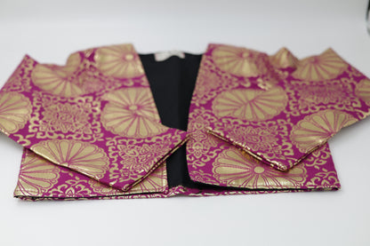 Salte or Vest with Arms Arxewani Color  Metallic Jacquard