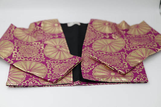 Salte or Vest with Arms Arxewani Color  Metallic Jacquard