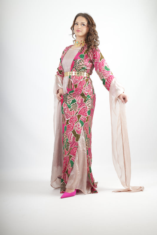 Peraw Kurdish Dress Pink