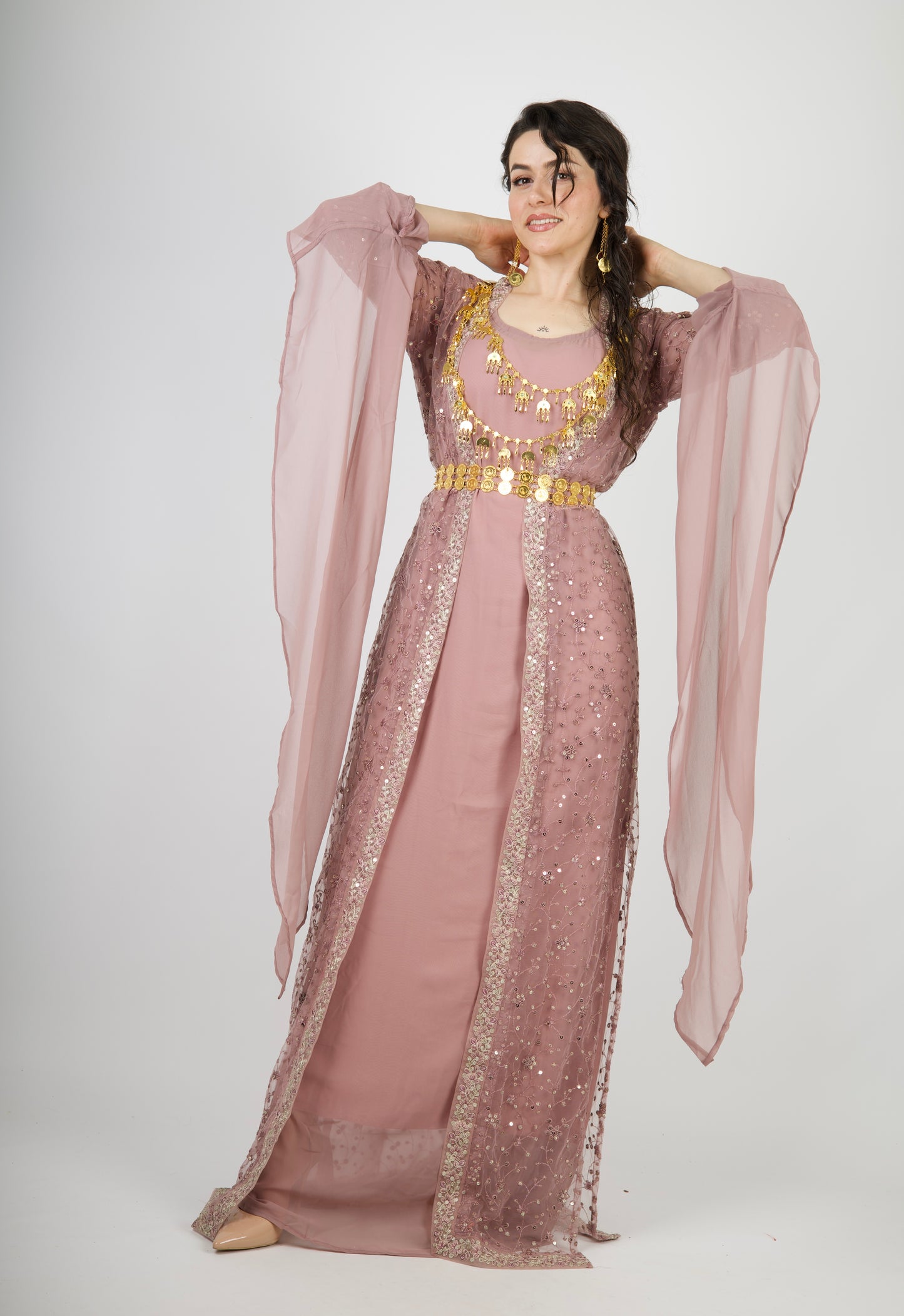 Hana Collection Dasty Pink tone 3 items including