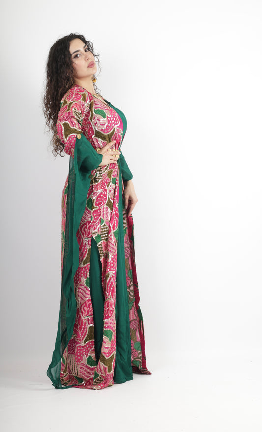 Peraw Kurdish Dress Green