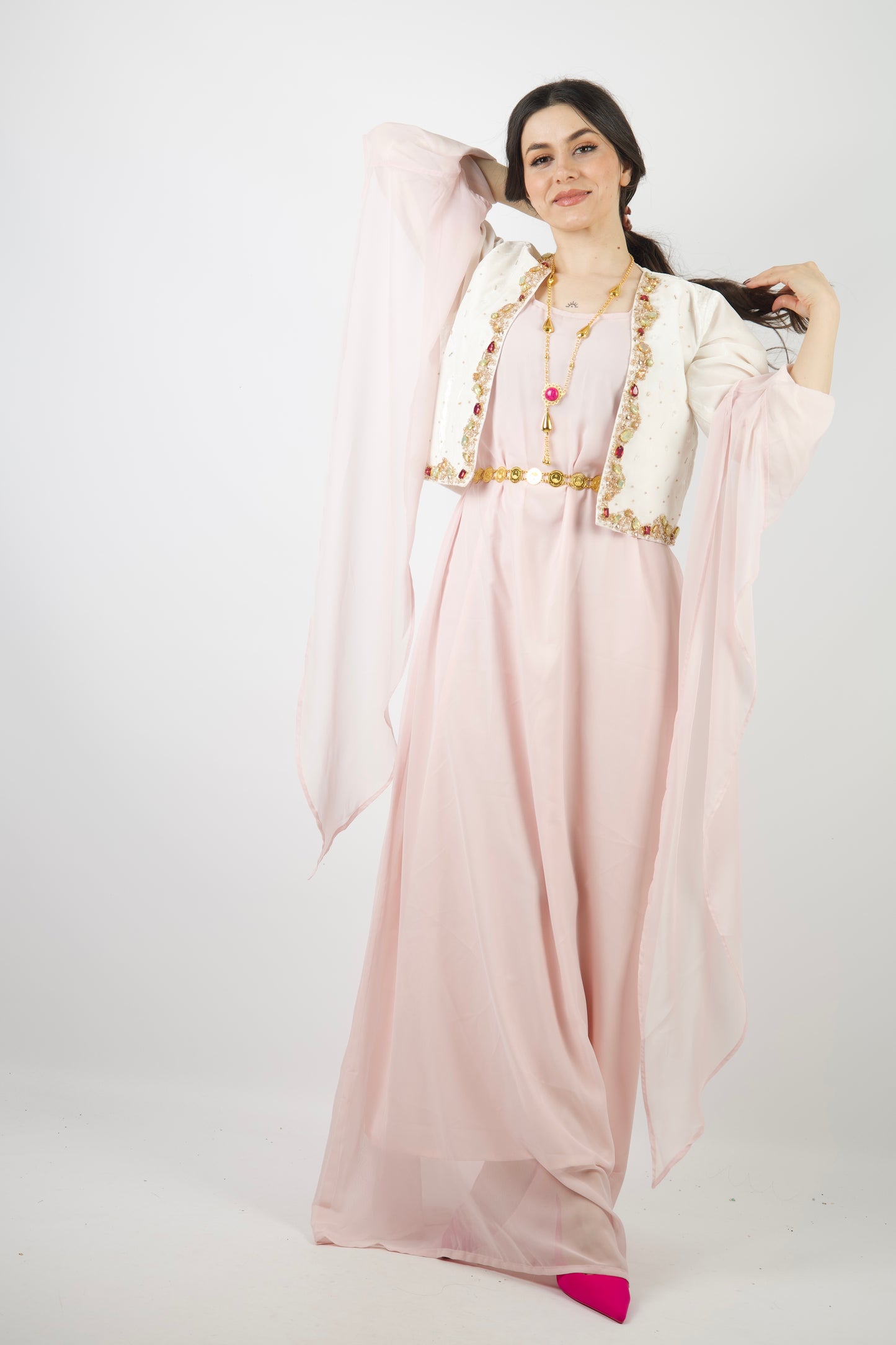 Complete set Kurdish vest With Arms Handmade