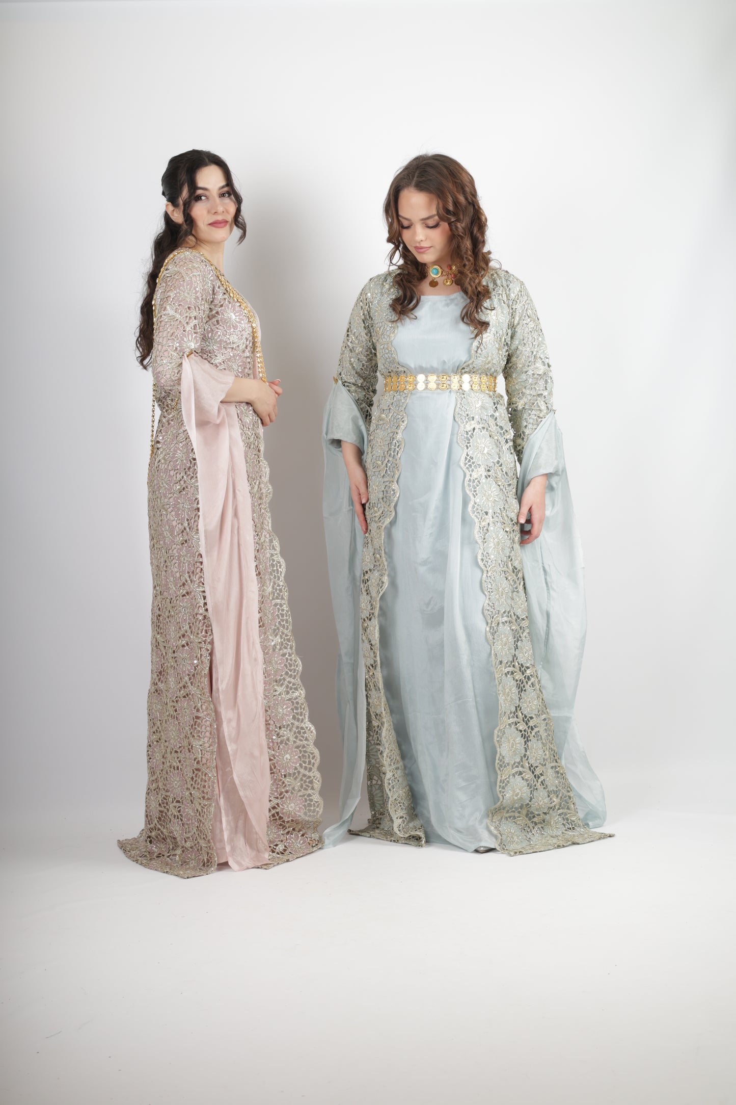 Dicla Kurdish Dress – Luxury Cutwork Collection Rosa