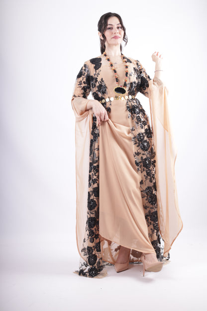 Dildar Black Kurdish Dress