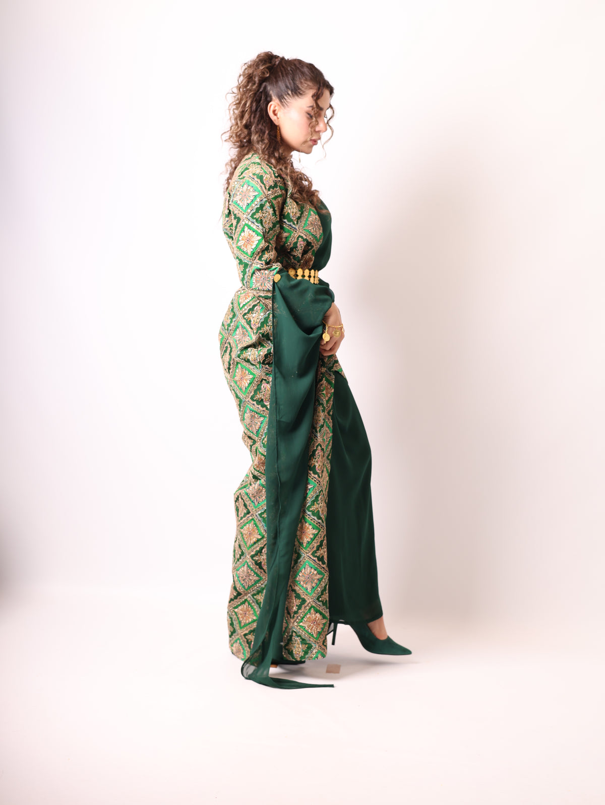 Monire Dark green 3 items
