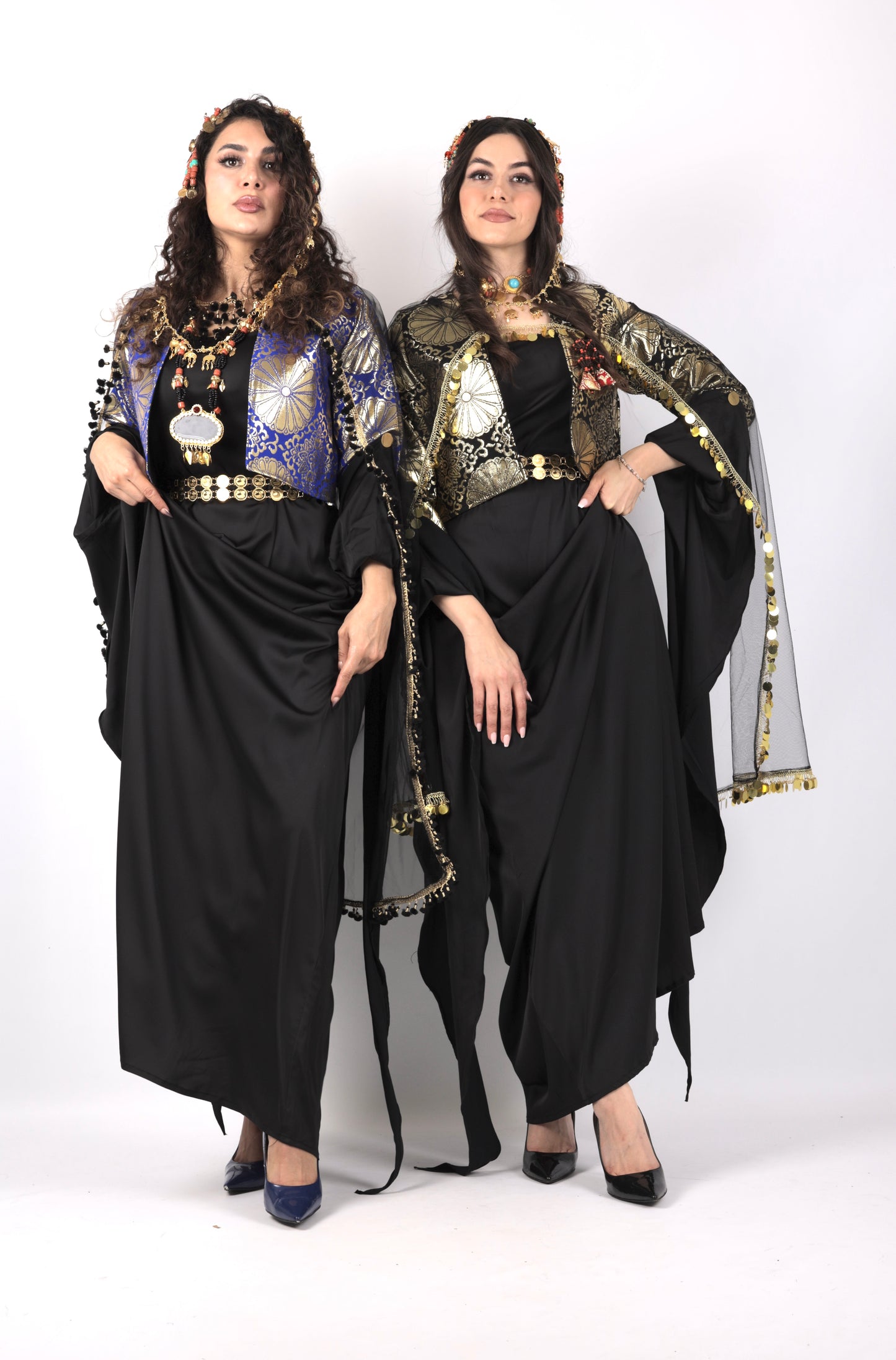 Carbon Blue  Salte - vest with Arms Kuwaiti - ( only one item )