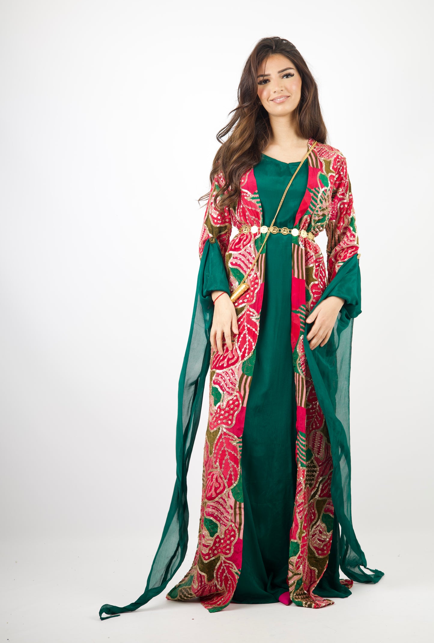 Peraw Kurdish Dress Green
