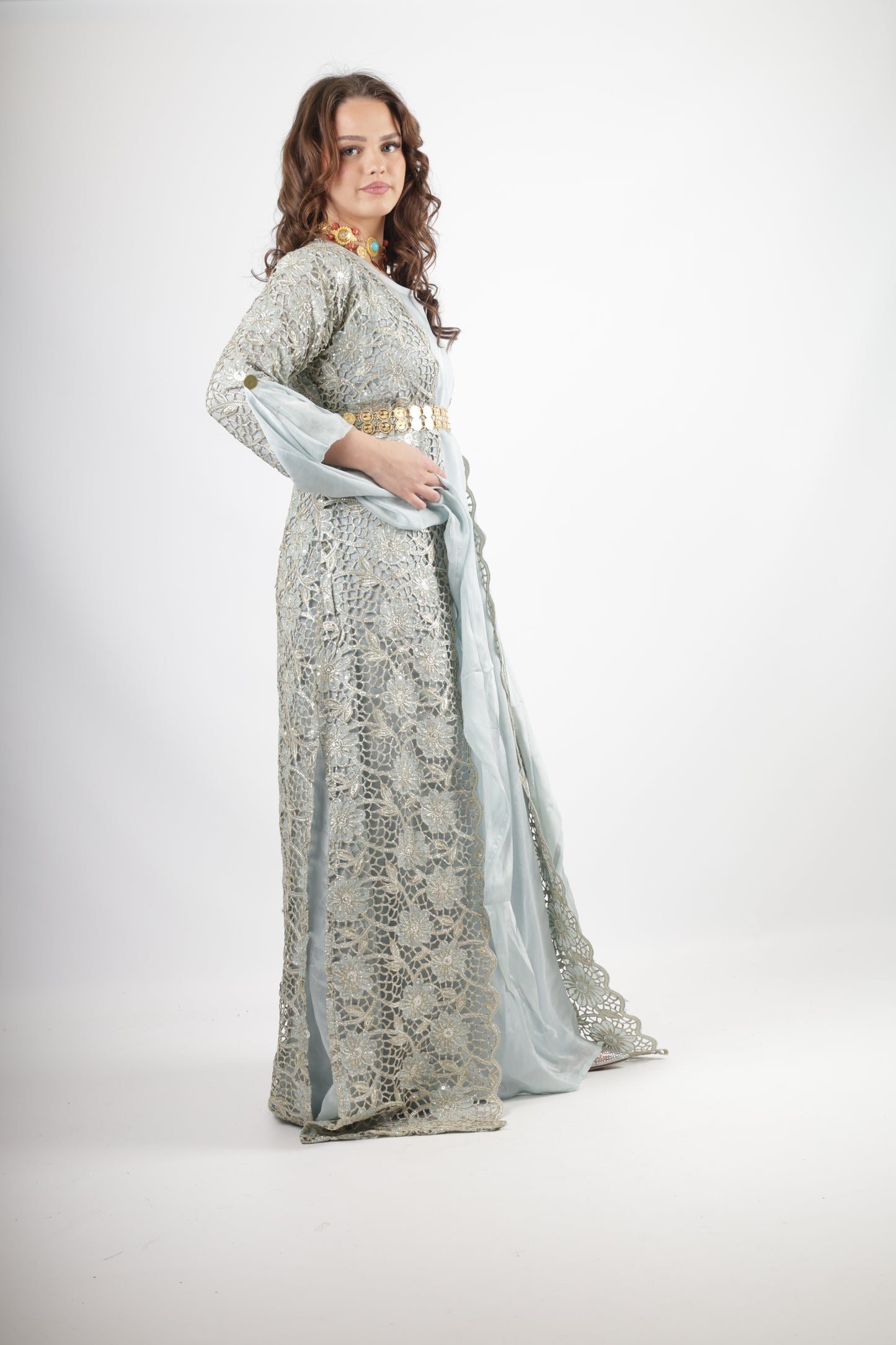 Dicle Kurdish Dress – Luxury Cutwork Collection