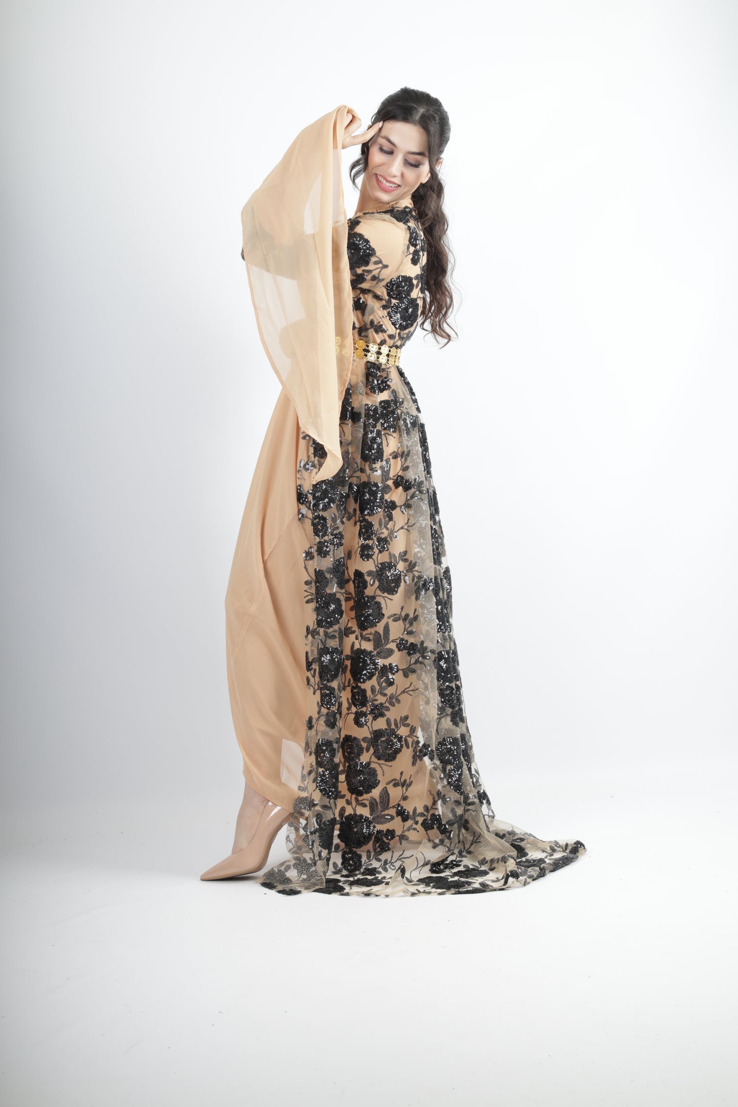 Dildar Black Badini Kurdish Dress