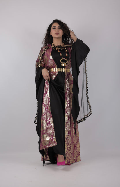 Kurdish Dress Hafse Xan 2 items Maroon
