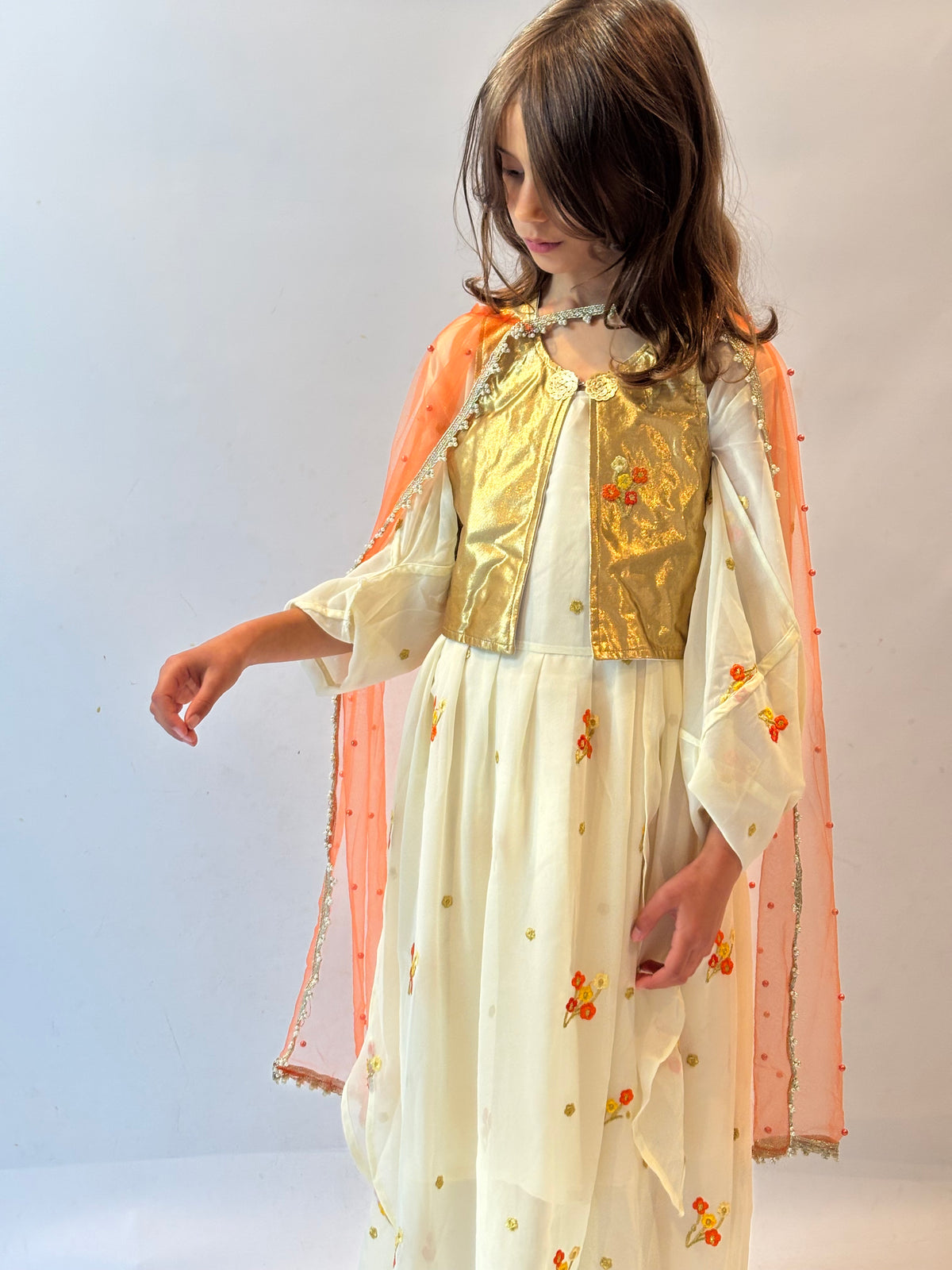Lavin Orange With  Off white includes 5 items (kopia)