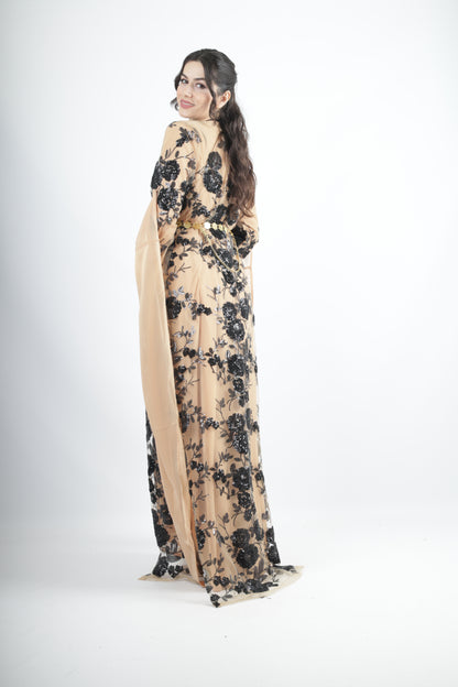 Dildar Black Kurdish Dress