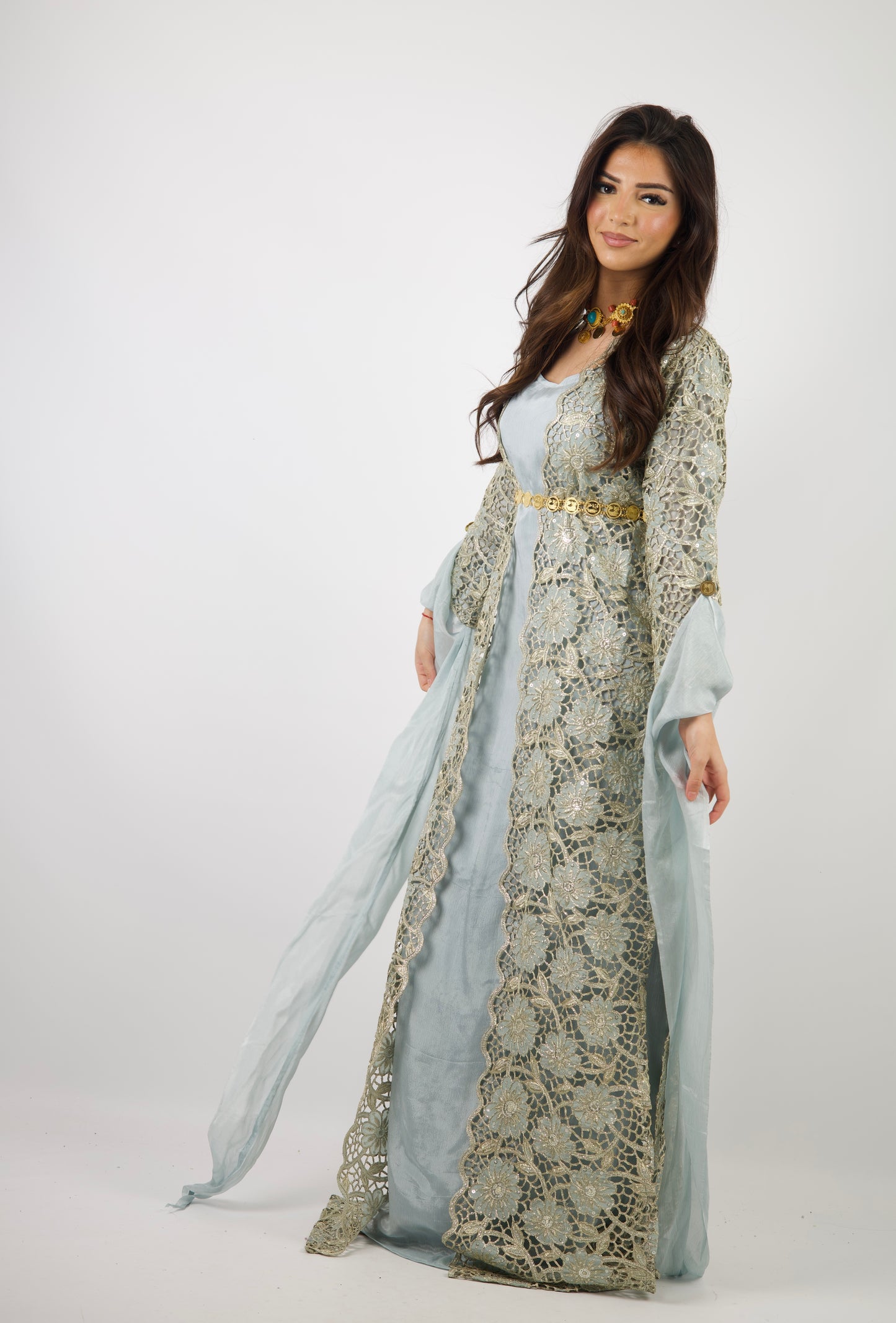 Dicle Kurdish Dress – Luxury Cutwork Collection