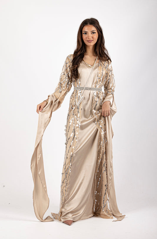 Beige  Silver Mardin collection