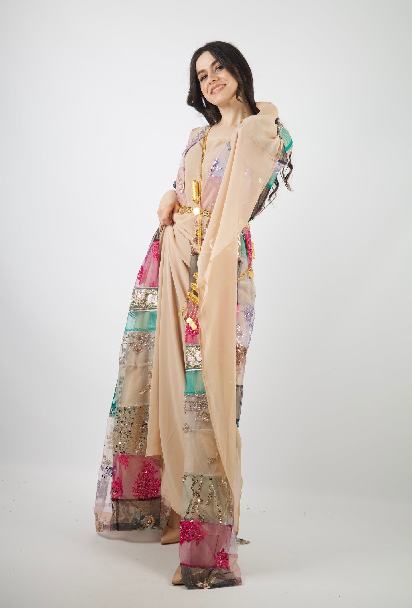 Hiwa– Exclusive Kurdish Eco Set  Handcrafted • Sustainable • Meaningful  5 items and includes Belt and Arm pins as gift