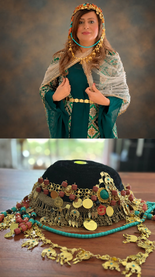 Kurdish and Hawrami Hat with Historical Details