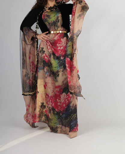 Stran Kurdish Dress complete with Salte velvet