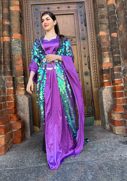 Polak with PurpleKewsan textile and more Kurdish women, Kurdish clothes, Kurdische kleider