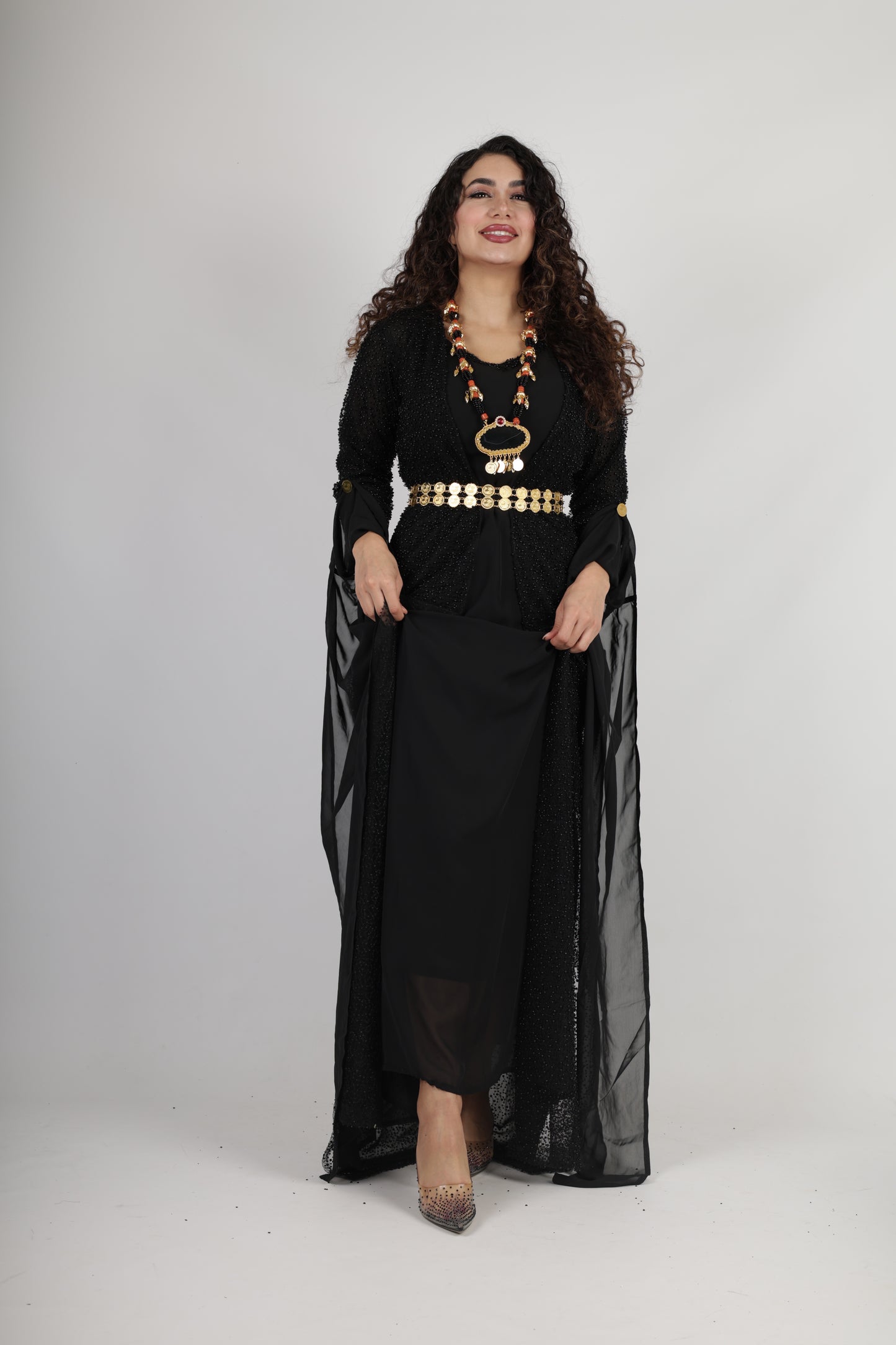 Merwari Black Dress جلی کوردی مرواری رەش